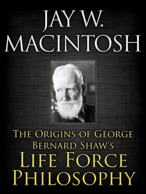 cover image of The Origins of George Bernard Shaw's Life Force Philosophy